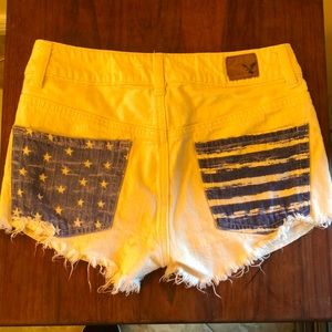 American Eagle Stars and Stripes Shorts
